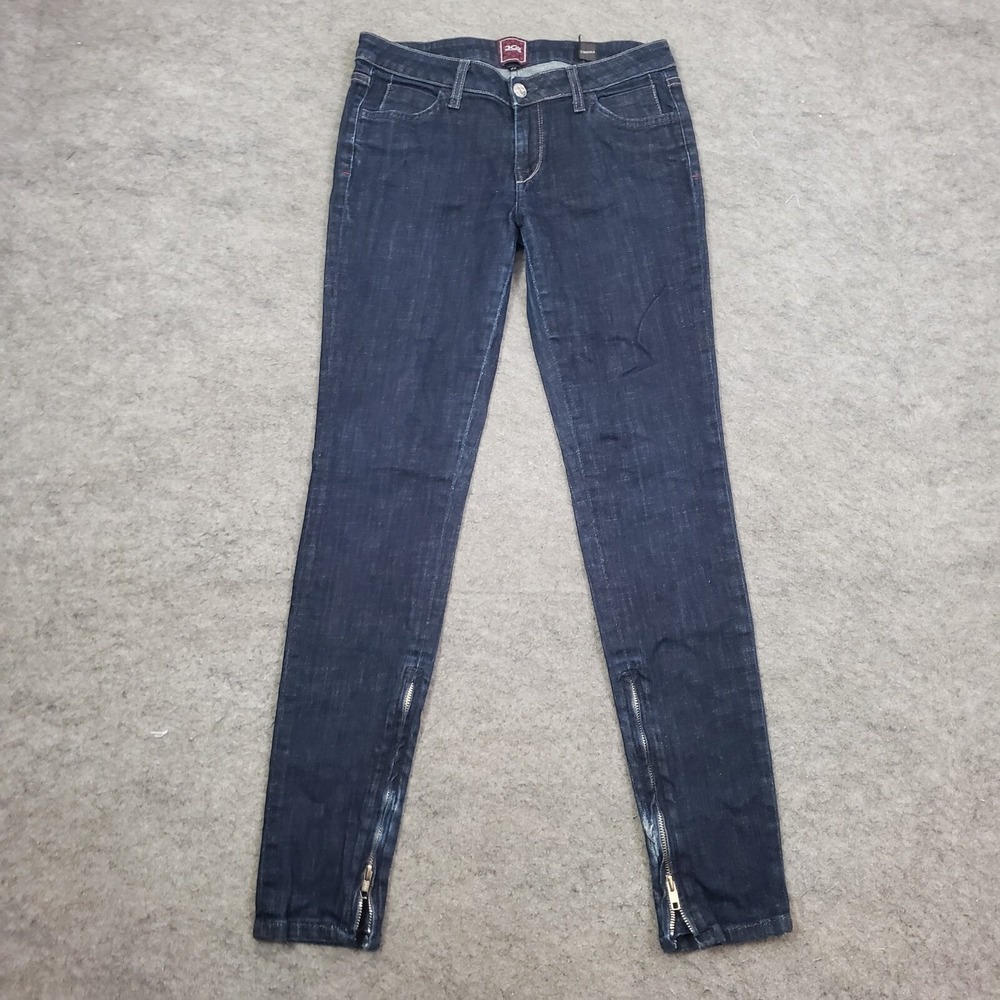3GR Three Girls‎ Running Jeans Women 29 Jegging Skinny Low Rise Ankle Zip 30x30